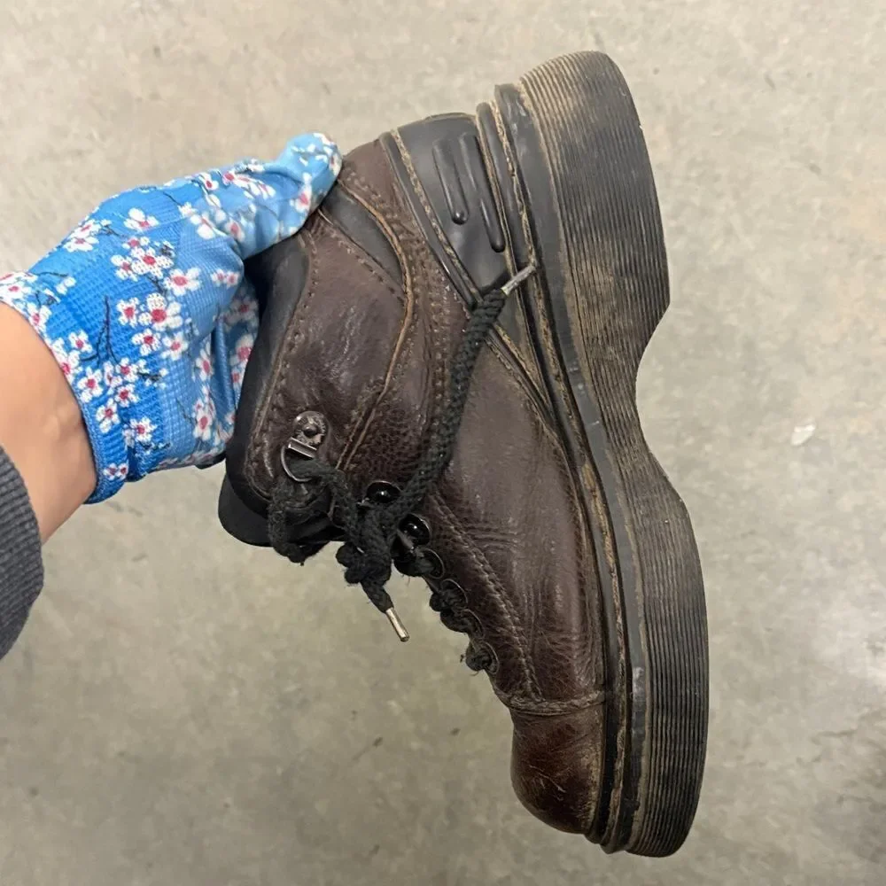 Dr. Martens Dark Brown Leather Boots
